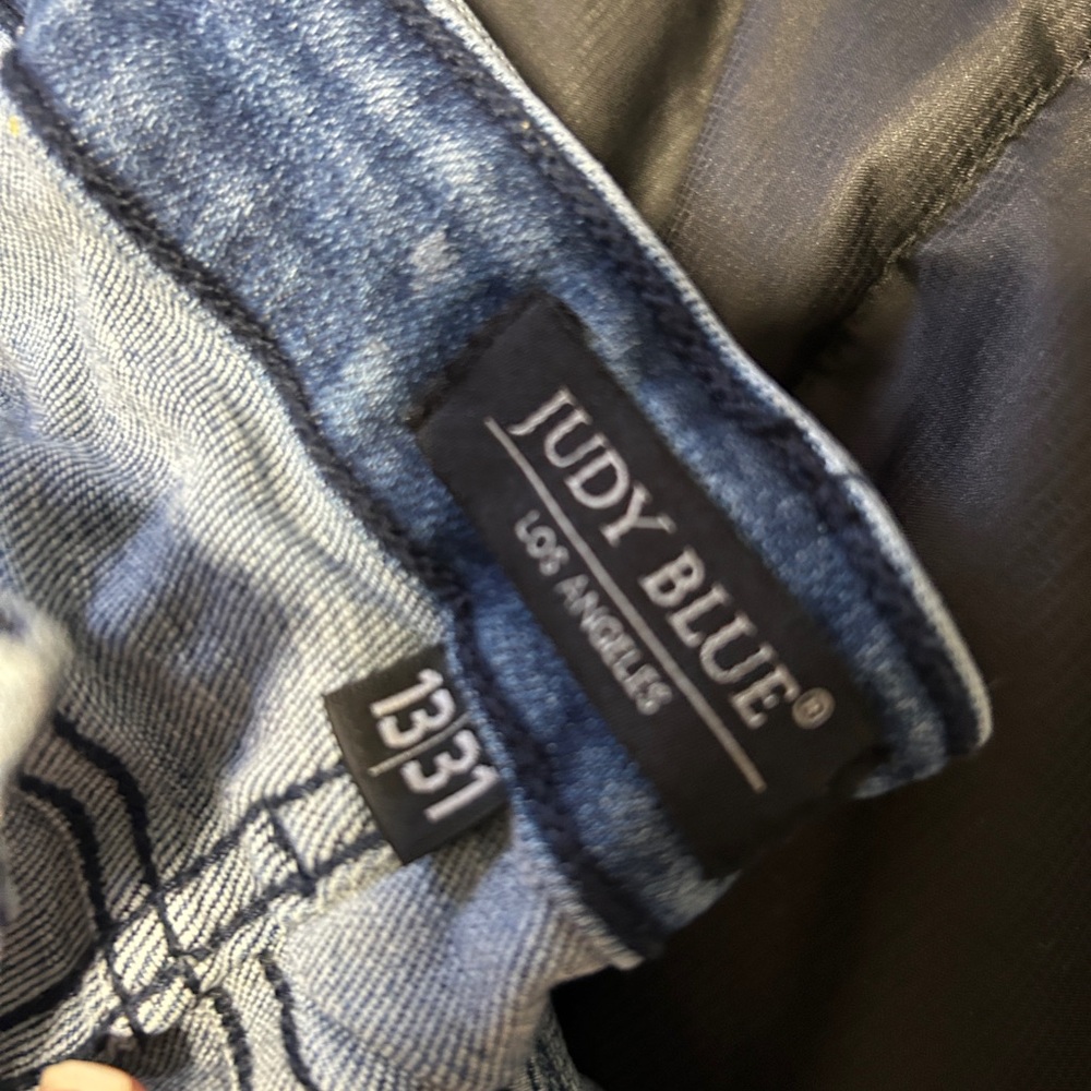Distressed Blue Jeans - Picture 2 of 3